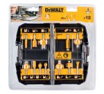 Coffret 12 fraises de défonceuse DEWALT Ø 8 mm