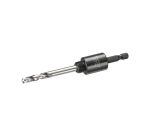 Axe pour scies cloches 14 à 30mm (mandrins de 6.35mm)