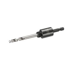Axe pour scies cloches 14 à 30mm (mandrins de 6.35mm)