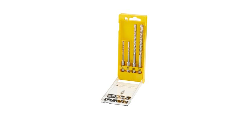 Coffret 4 forets SDS-Plus DEWALT Extrem 5 x 110,6 x 110,8 x 160,10 x 160 mm