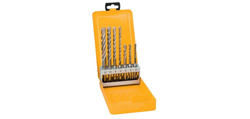 Coffret de 7 forets SDS-Plus DEWALT Extreme 5 ,6 ( x 2 ), 8 ( x 2 ), 10, 12 mm