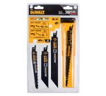 Coffret de 8 lames de scie sabre DEWALT XR Extreme Runtime pour la coupe du bois et du métal 152-230 mm