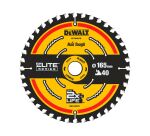 Lame de scie circulaire sans fil DEWALT Extreme 165 x 20 mm, 40 dents