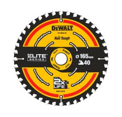 Lame de scie circulaire sans fil DEWALT Extreme 165 x 20 mm, 40 dents