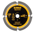 Lame de scie circulaire portative dent. diamant 160x20mm 4dts