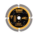 Lame de scie circulaire portative dent. diamant 165x20mm 4dts