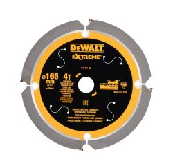 Lame de scie circulaire portative dent. diamant 165x20mm 4dts