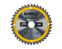 Lame scie circulaire portative Construction 190x30mm 40 dents