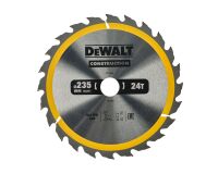 Lame scie circulaire portative Construction 235x30mm 24 dents