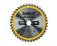 Lame scie circulaire portative Construction 235x30mm 40 dents