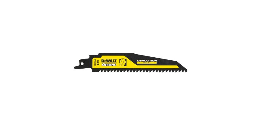 Lame de scie sabre carbure 152mm pour bois avec clous / 6TPI