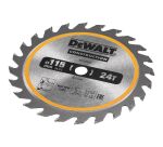 Lame de scie circulaire sans fil DEWALT Construction, 24 dents