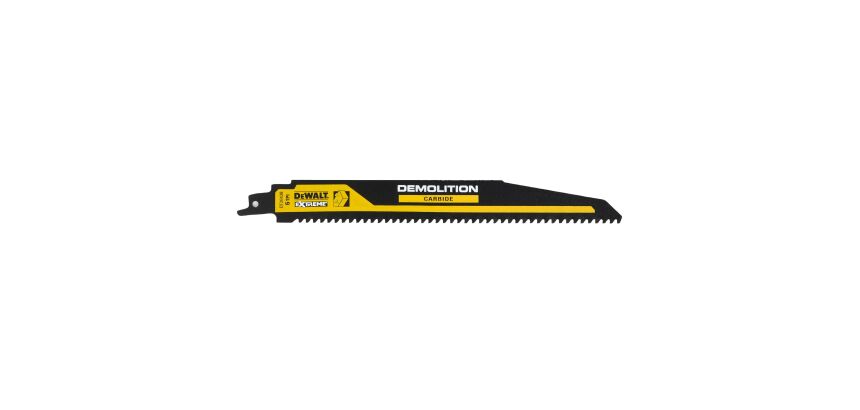 Lame de scie sabre carbure DEWALT Extreme pour le bois avec clous / 6TPI