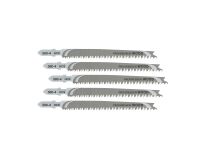 Lames scie sauteuse HCS Progressor Dewalt - Profondeur de coupe <65 mm - Attache T - Lot de 5