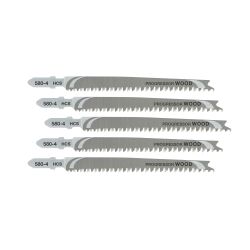 Lames scie sauteuse HCS Progressor Dewalt - Profondeur de coupe <65 mm - Attache T - Lot de 5