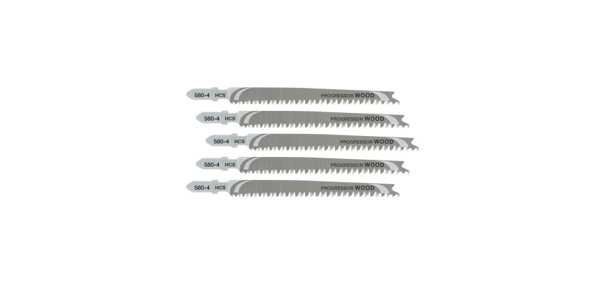 Lames scie sauteuse HCS Progressor Dewalt - Profondeur de coupe <65 mm - Attache T - Lot de 5