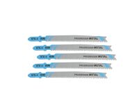 Lames scie sauteuse HSS Progressor Dewalt - Profondeur de coupe <10 mm - Attache T - Lot de 5
