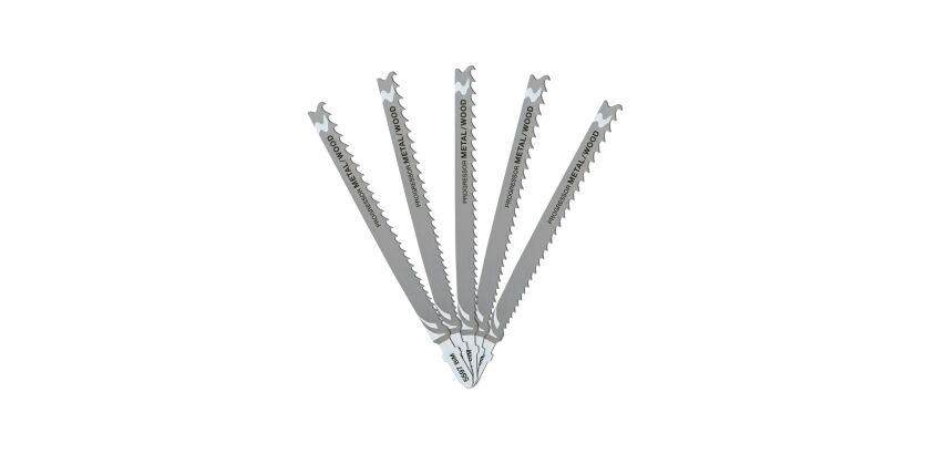 Lames scie sauteuse Progressor Dewalt - Profondeur de coupe <65 mm - Attache T - Lot de 5