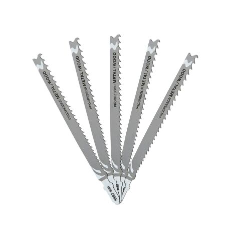 Lames scie sauteuse Progressor Dewalt - Profondeur de coupe <65 mm - Attache T - Lot de 5