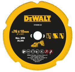 Disque diamant DEWALT Ø 76  x 10 mm, multi-matériaux
