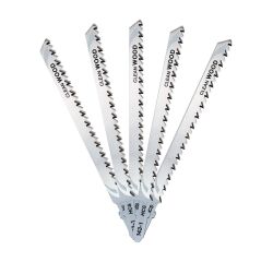 5 lames scie sauteuse bois HCS Prof. de coupe <60mm AttacheT