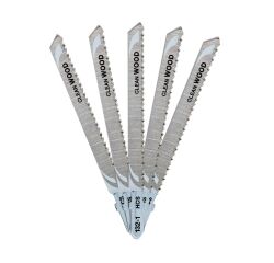 5 lames scie sauteuse bois HCS Prof. de coupe <40mm AttacheT
