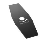 Couteau à herbe droit 2 lames / dents 255mm débroussailleuse