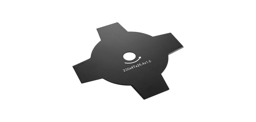 Couteau à herbe 4 lames / dents 230mm pour débroussailleuse