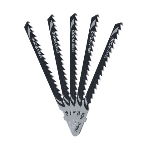 Lame de scie sauteuse bois HCS Prof. coupe <60mm Attache T