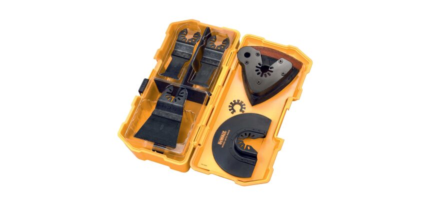 Coffret multicutter 4 lames+3 abrasifs+plateau+adaptateur