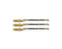 Lame scie sauteuse BIM à chantourner <15 mm - Attache en T - Lot de 3