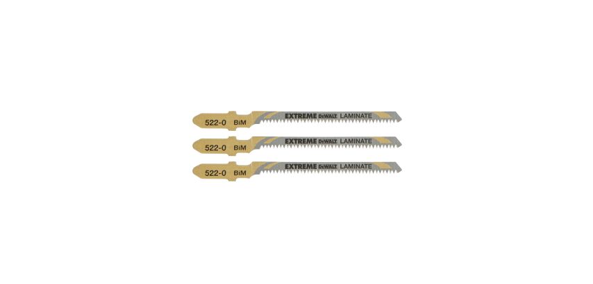 Lame scie sauteuse BIM à chantourner <15 mm - Attache en T - Lot de 3