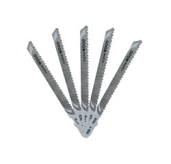 Lame scie sauteuse bois HCS Profondeur coupe <30mm Attache T - Lot de 5