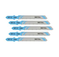 Lame de scie sauteuse métal et alu HSS  DEWALT Attache en T - Lot de 5