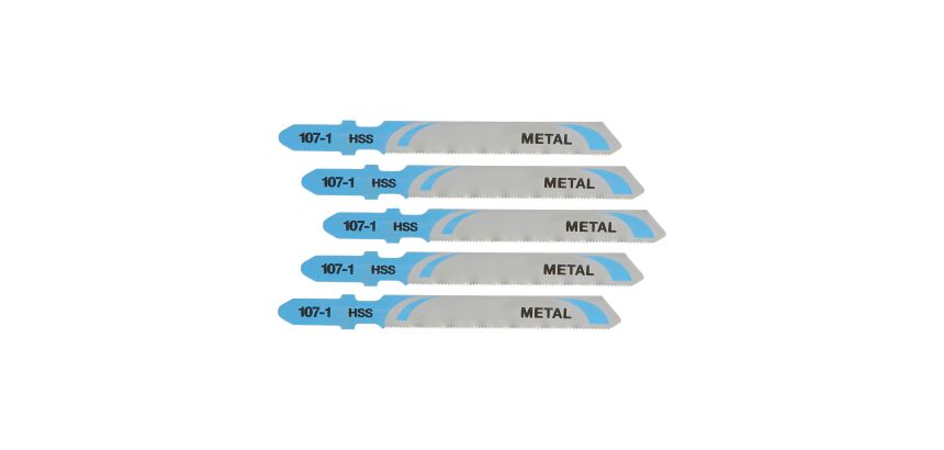 Lame de scie sauteuse métal et alu HSS  DEWALT Attache en T - Lot de 5