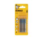 Lame de scie sauteuse métal et alu HSS  DEWALT Attache en T - Lot de 5