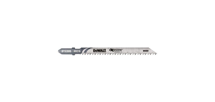 Lame scie sauteuse XPC rectif. HCS Prof. coupe <30mm Attache en T - Lot de 5