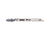 Lame de scie sauteuse DEWALT XPC à denture rectifiée HCS Profondeur de coupe 60 mm Attache en T - Lot de 5