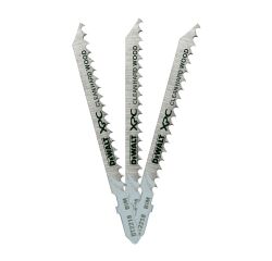 Lame scie sauteuse XPC rectif. BIM Prof. Coupe <60mm Attache en T - Lot de 3