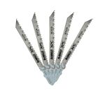 Lame de scie sauteuse DEWALT XPC à denture fraisée HCS - Profondeur de coupe 60 mm -Attache en T - Lot de 5