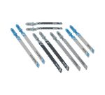 Coffret de 10 lames de scie sauteuse bois et métal DEWALT - Attache en T