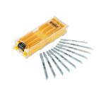 Coffret plastique de 10 lames XPC HCS BIM pour bois