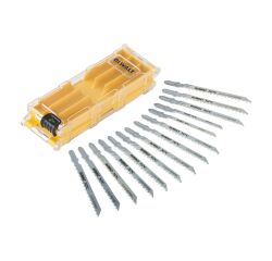 Coffret plastique de 14 lames DEWALT XPC HCS BIM pour bois