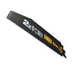 Lame de scie sabre DEWALT BiM 2X Long Life pour la coupe du bois et métal - Lot de 5