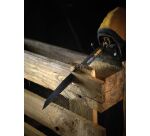 Lame de scie sabre DEWALT BiM 2X Long Life pour la coupe du bois avec clous - Lot de 5