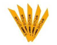 Lame de scie sabre BIM bois avec métal 152mm Profondeur <12mm - Lot de 5