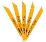 Lames scie sabre DeWalt BIM métal - Lot de 5