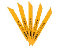 Lames scie sabre DeWalt BIM métal - Lot de 5