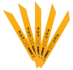 5 lames scie sabre BIM métal 203mm Profondeur <3mm / 14 TPI