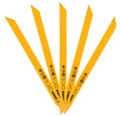 Lames scie sabre BIM DeWalt coupe multi-matériaux - Lot de 5